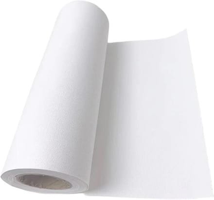 Canvas Rol - Schildersdoek Op Rol - Schilderprojecten Maken - Professionele Kwaliteit Katoen - 5 Meter - Wit
