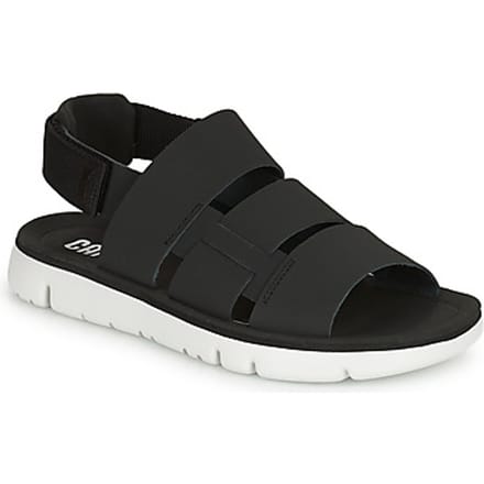 Platte sandalen Camper Hello Negro/OrugaS.Negro-Bio Houston