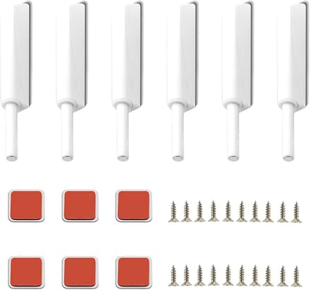 Drukdeuropener Set van 6 - Push-to-Open Deuropeners voor Kasten en Deuren