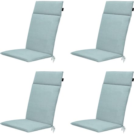 Madison tuintstoelkussen hoge rug eco-line - 120x50x4cm set van 4