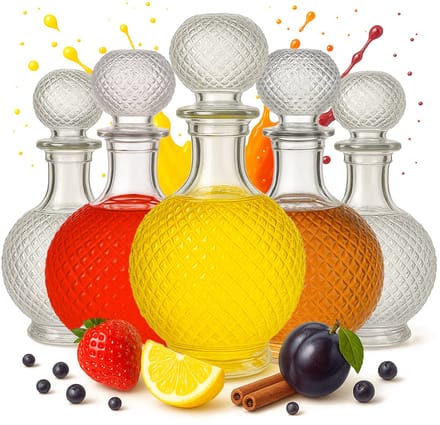 Bimberek Luna - Glas Karaf Set - 1L - Elegante Ontwerp - Decoratief
