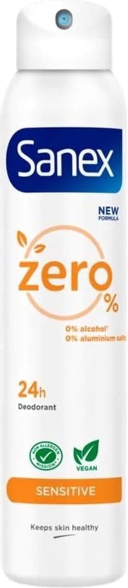 Sanex - Deodorant - Spray - Zero% - Sensitive - 200ml
