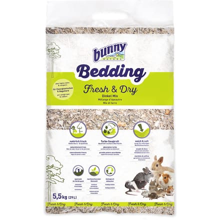 Bunny Nature Bunnybedding Fresh & Dry Speltmix 29 LTR-5,5 KG