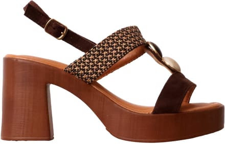 Sandalen met hak