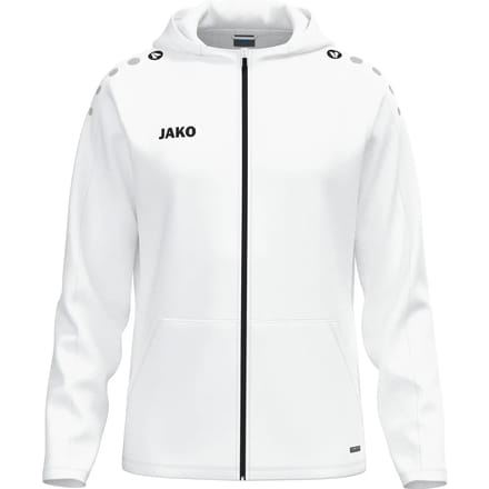 Jako One Jas Met Kap Heren - Wit | Maat: L