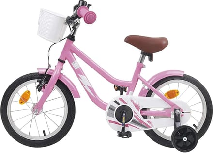 Kinderfiets - Loopfiets - Leren Fietsen - Verstelbare Handvatten - 12 inch - Lichtroze