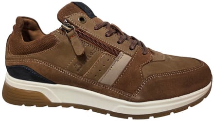 Bufflox Berlin Camel Sneakers Bruin Nubuck Heren - Bruin - 45