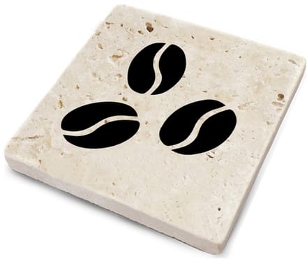 Asir - Onderzetter - Veelkleurig - 10 x 10 x 1 cm - Set van 4