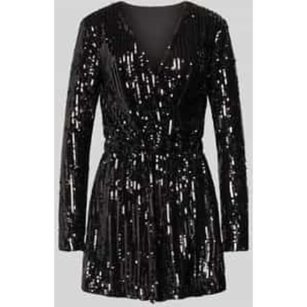 Regular fit playsuit met pailletten, model 'AMABEL'
