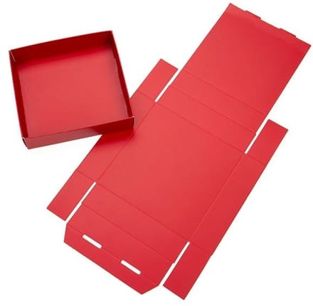 Rode Kraftdoosjes Bodem 10,5x2,5x10,8cm (25 stuks)