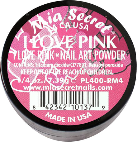 I Love Pink Acrylpoeder I Love Pink
