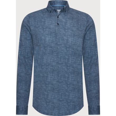 Blue Industry Casual polokraag overhemd |