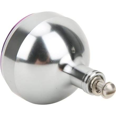 Poignée de moulinet de pêche entièrement métallique de 38 mm, bouton d'alimentation de modification pour moulinets spinning modèles 2000 6000, couleur Violet Arme violet