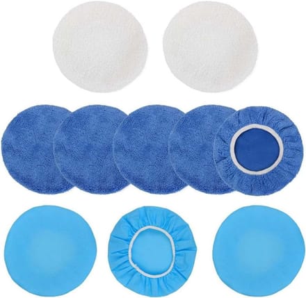 10-Delige Polijstdoek Set voor Auto Polijstmachine 9-10 Inch