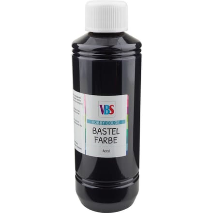 VBS Knutselverf, 250 ml - Zwart