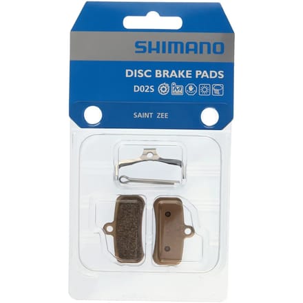 Paar metalen fietsremblokjes met splitpen Shimano D02S-MX