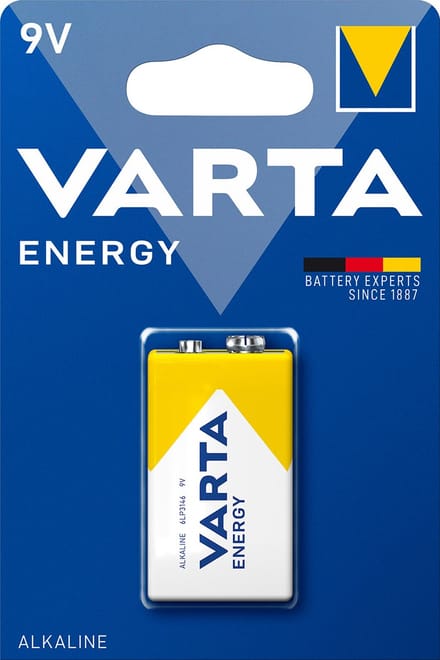 Varta Alkaline batterij - 9V blok - 680 mAh - staal