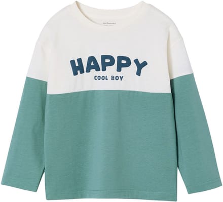 Vertbaudet Sweater met lange mouwen met kleurblokken