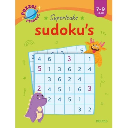 Deltas Puzzelplaneet - Superleuke sudoku's (7-9 j.) Kleurboeken Stripverhalen Educatieve boeken (spelletjes en raadsels)
