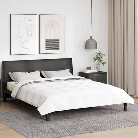 vidaXL Winter Dekbed 260 x 220 cm Winter Veren Wit Ademend