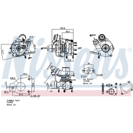 Supercharger, drukvulling NISSENS 93139