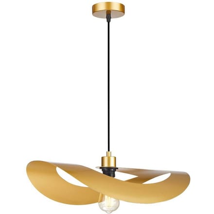 Viokef Hanglamp Mas, goudkleurig, Ø 50 cm, metaal