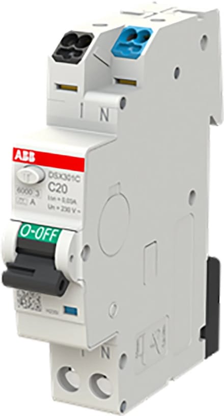 ABB aardlekautomaat C20 1P+N 30mA Type A (2CSR255165R1204)