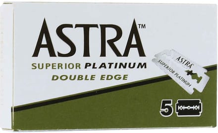 Astra Superior Platinum scheermesjes - Double Edge Blade - 5 stuks
