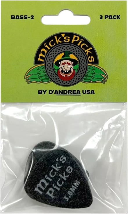 D'Andrea - Mick's Pick - Bass plectrum - 3.80 mm - 3-pack
