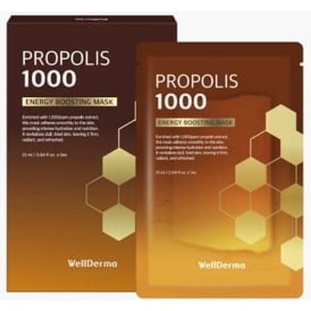 WellDerma - Propolis 1000 Energy Boosting Mask Set 25ml x 5 sheets