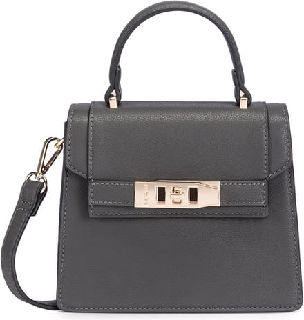 L.CREDI schoudertas handtas Konstanze Crossbody Bag Iron donkergrijs
