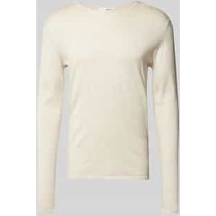 Gebreide pullover met ronde hals, model 'Rome'