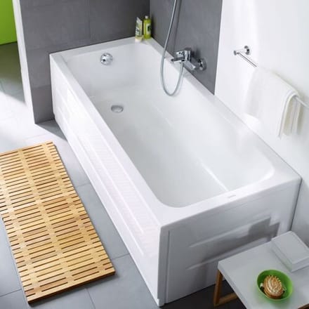 Duravit D-code Bad acryl rechthoekig - 170x75x40cm - glans wit