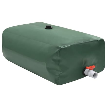 vidaXL - Watertank - met - kraan - opvouwbaar - 100 - L - PVC