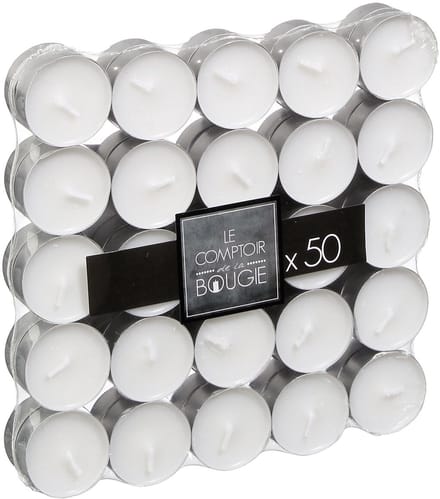 Atmosphera - Theelichten - 50 St - Wax - 4u
