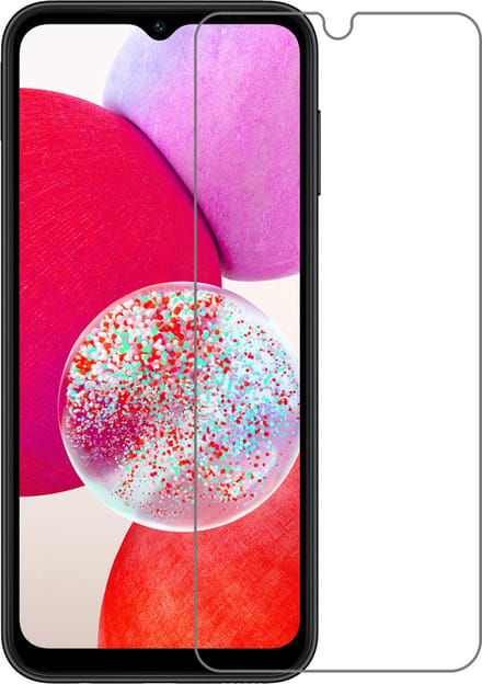 Screenprotector - Geschikt voor Samsung Galaxy A14 - Extra Sterk - Beschermglas - Gehard Glas - Tempered Glass - Screen Protector - Bescherm Cover