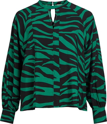 Object Objcira L/s Top Dames - Jurken - Groen - Maat 34