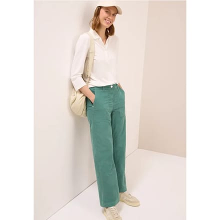 Wide Legs corduroy broek
