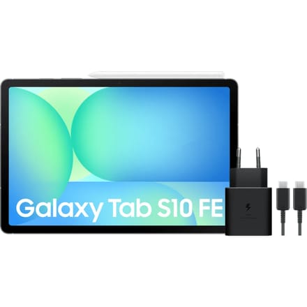 Samsung Galaxy Tab S10 FE 10,9 inch 256GB Wifi Grijs + Oplaadpakket