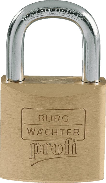 BURG WÄCHTER 116 Profi verschillend sluitend hangslot met 2 sleutels 30 mm