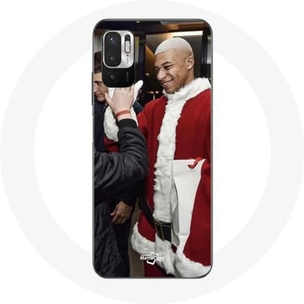 Coque pour Xiaomi Redmi Note 10 5G Mbappé Foot Joyeux noël