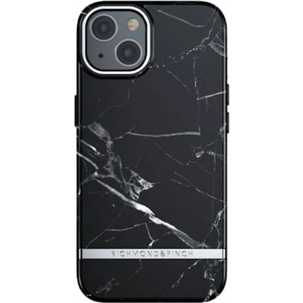 Richmond & Finch Zwart Marmer iPhone 13 Cover