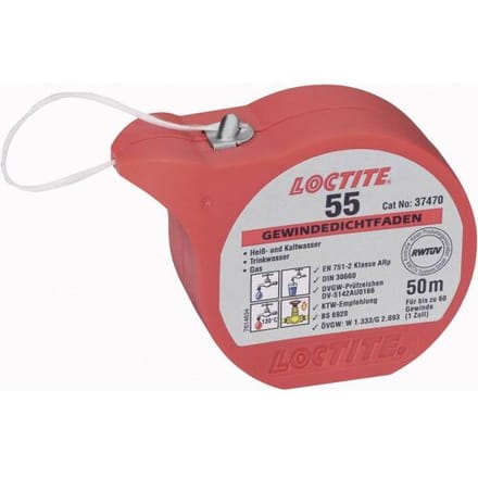 LOCTITE® 55 Schroefdraadafdichtingsproduct Kleur (specifiek): Wit 50 m