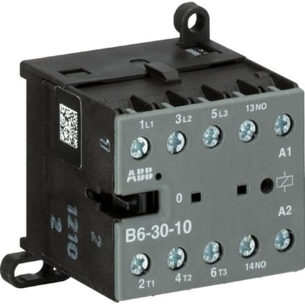 ABB Componenten Magneetschakelaar / B mini Mini Magneetsch. 4KW 400vac 3polig spoelcode (8..4) hulpcontact 1no - GJL1211001R8104