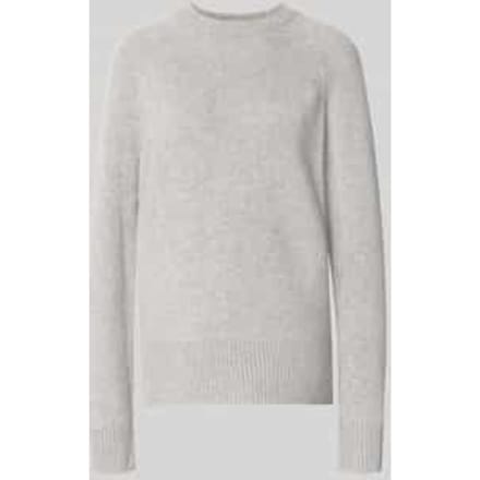 Loose fit pullover van puur kasjmier in tricotlook