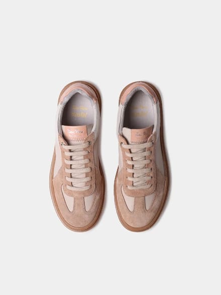 Leren sneakers voor dames met dierenprint | AUREA