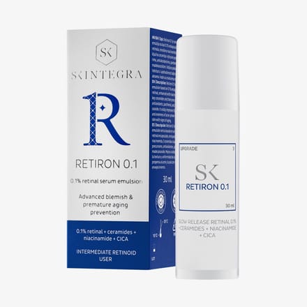Skintegra Retiron 0.1 Retinal Serum – Sterk Anti-Aging Gezichtsserum tegen Rimpels & Acne – 30 ml