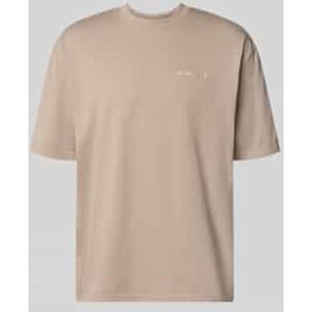 Oversized T-shirt met Labelstitching