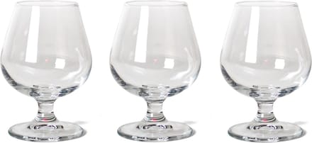 Gerimport Cognac glazen - 3x - 250 ml - glas - cognacglazen/likeurglazen - likeur