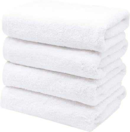 4 x Hotel Handdoek XL Wit - 100x50CM - Wit